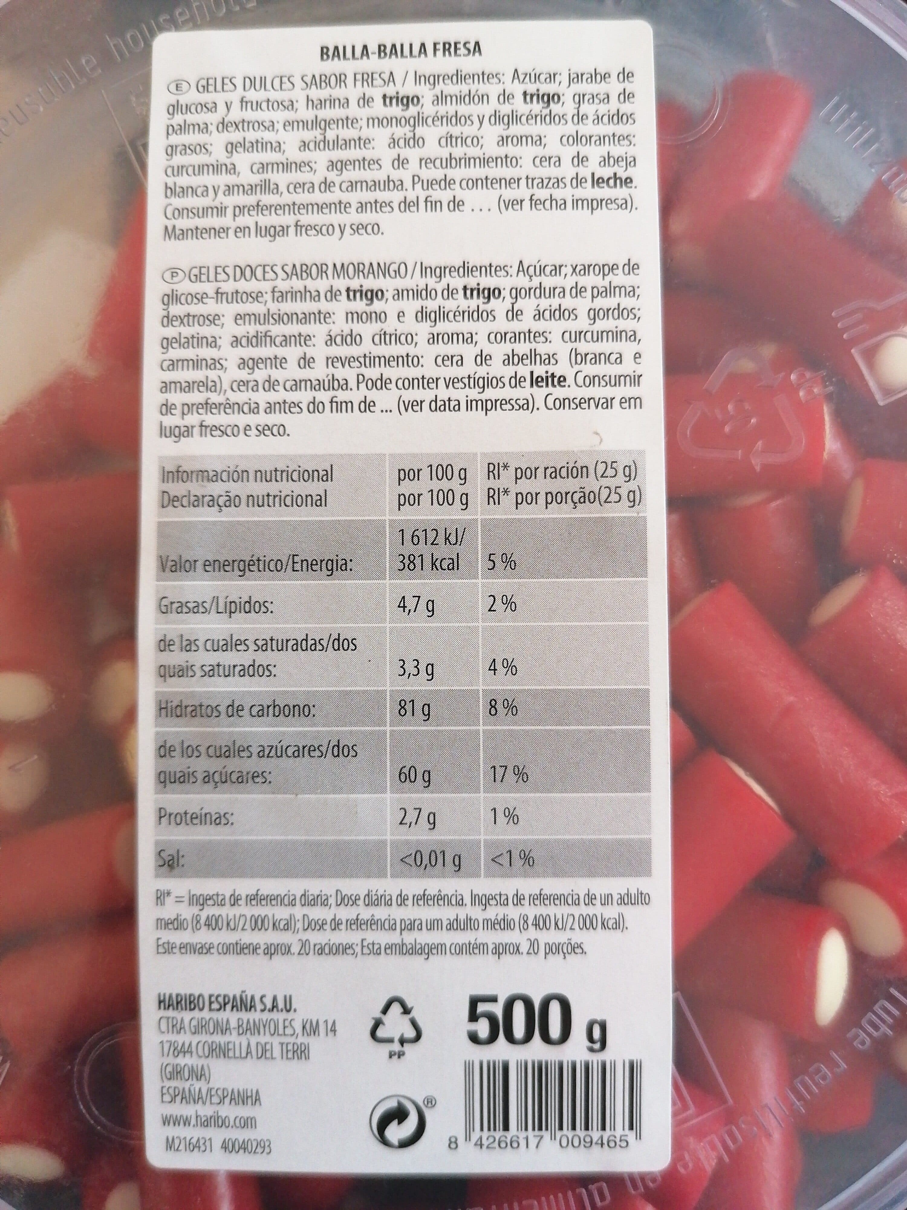 haribo haribo balla balla packshot