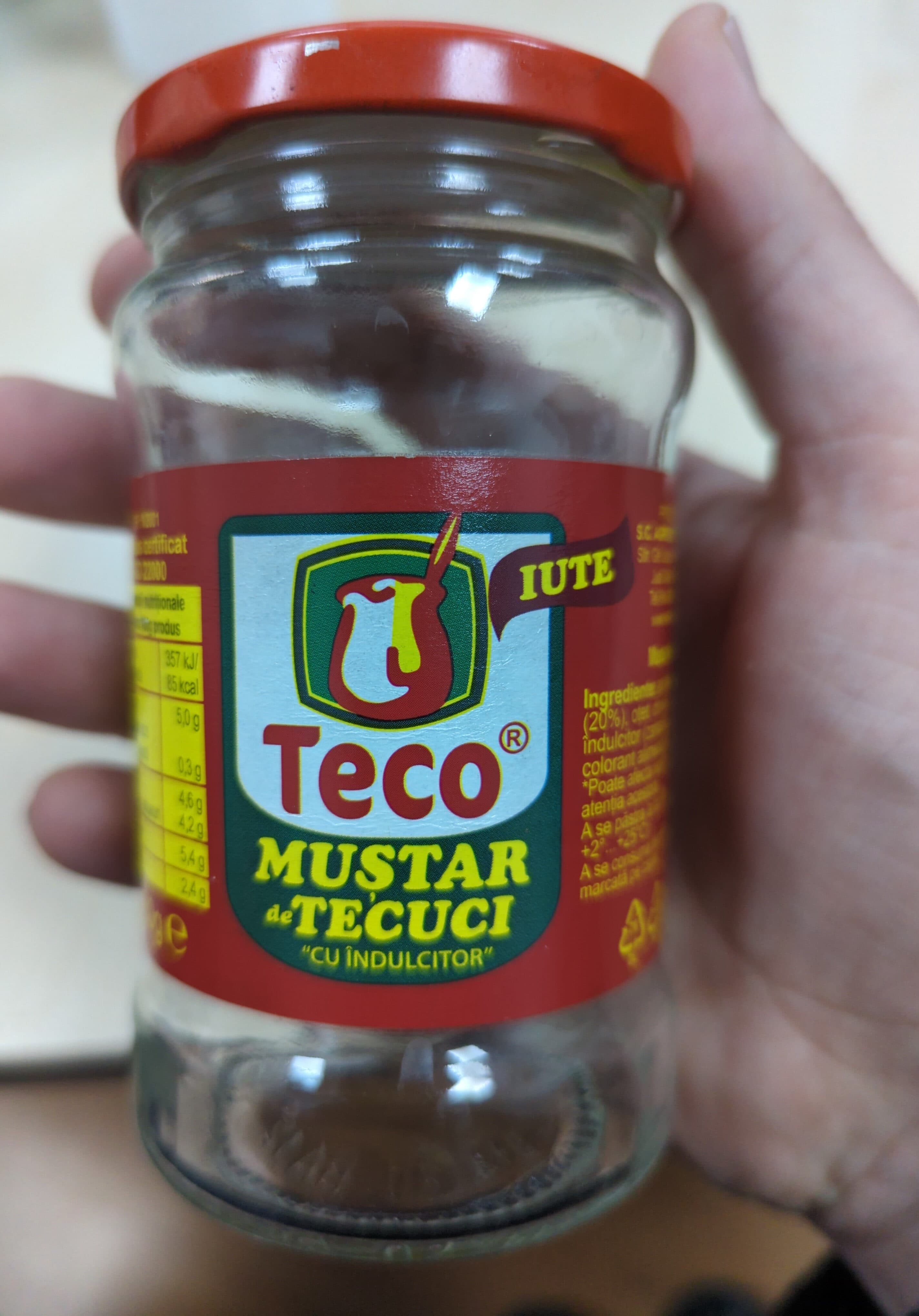 Teco Moutarde de tecuci packshot