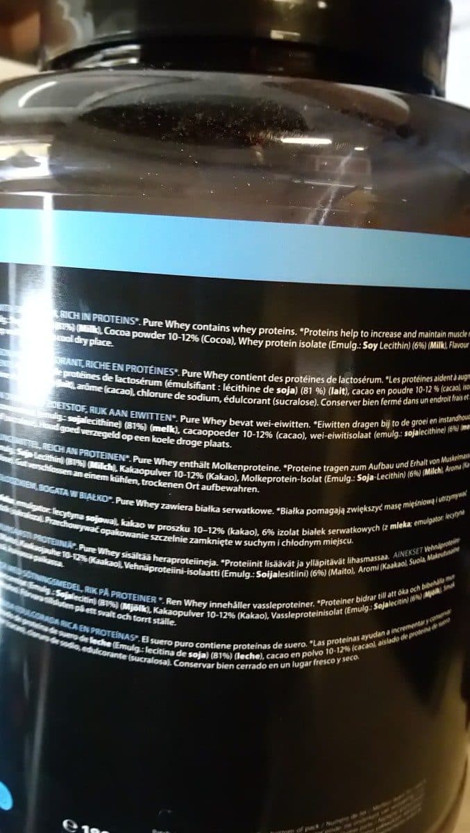 Open Food Facts Whey packshot