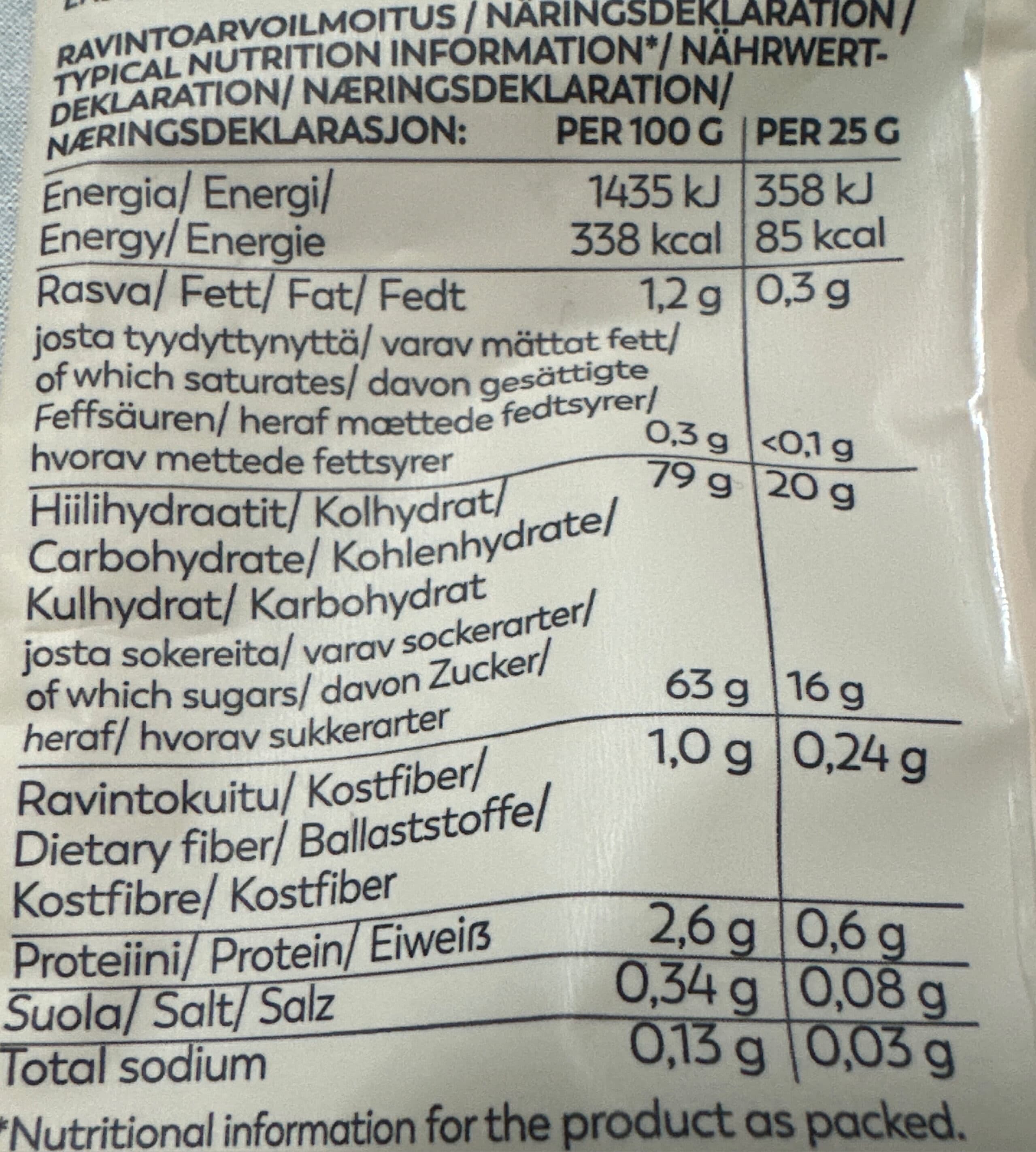 Halva Gluten free liquorice made from oats packshot