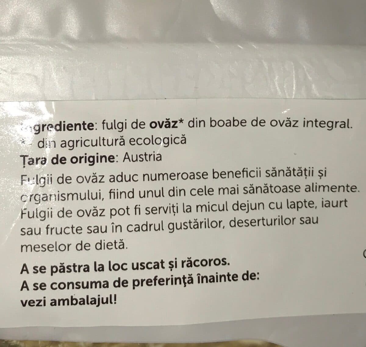 Bio allgreen Flocons d'avoine packshot