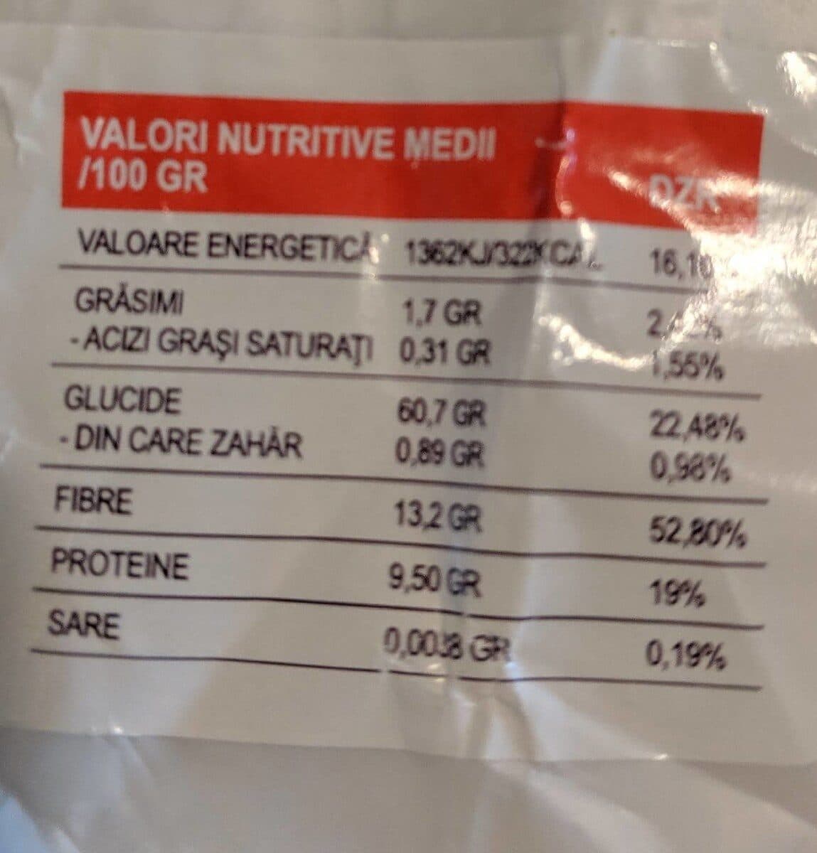 Open Food Facts Fulgi de secara packshot