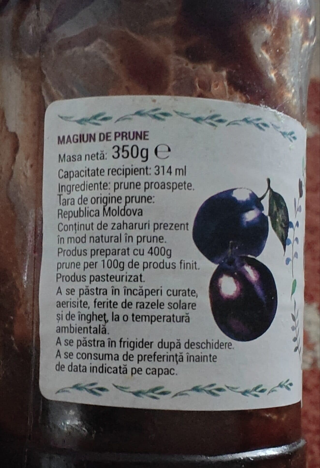 Călindar Fructar Plum Jam Without Sugar packshot