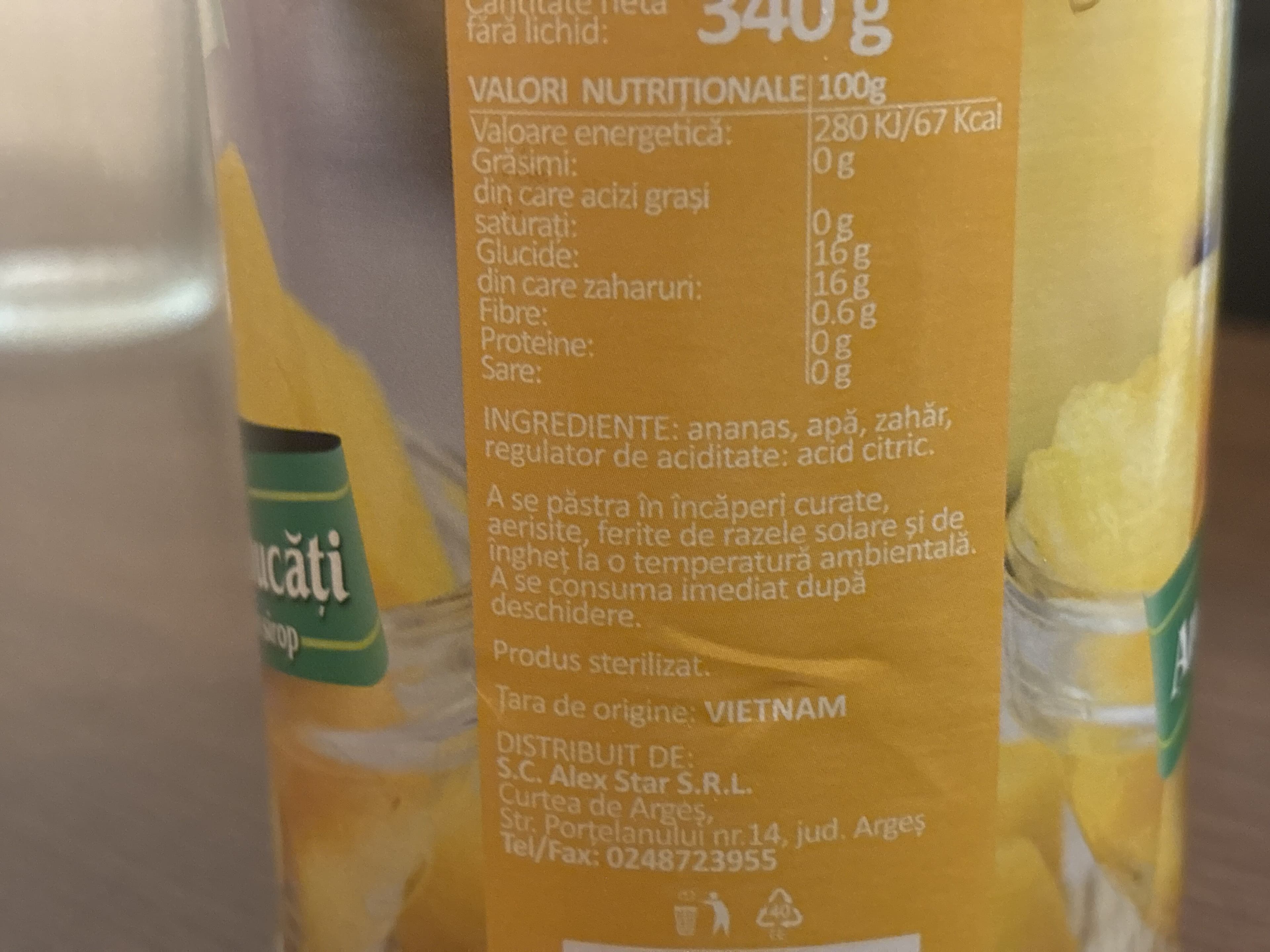 Alex Star Ananas packshot