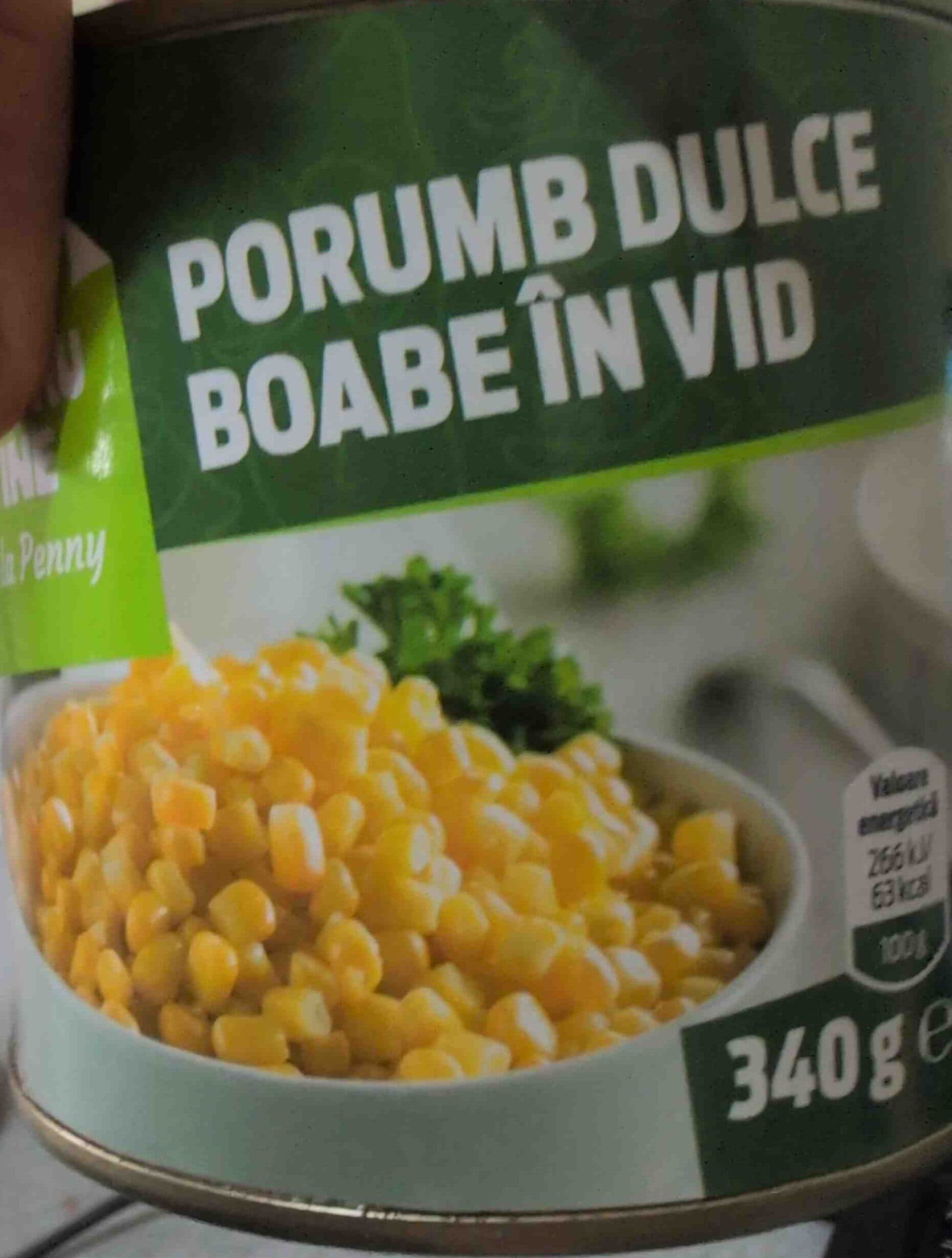 Porumb dulce in vid packshot