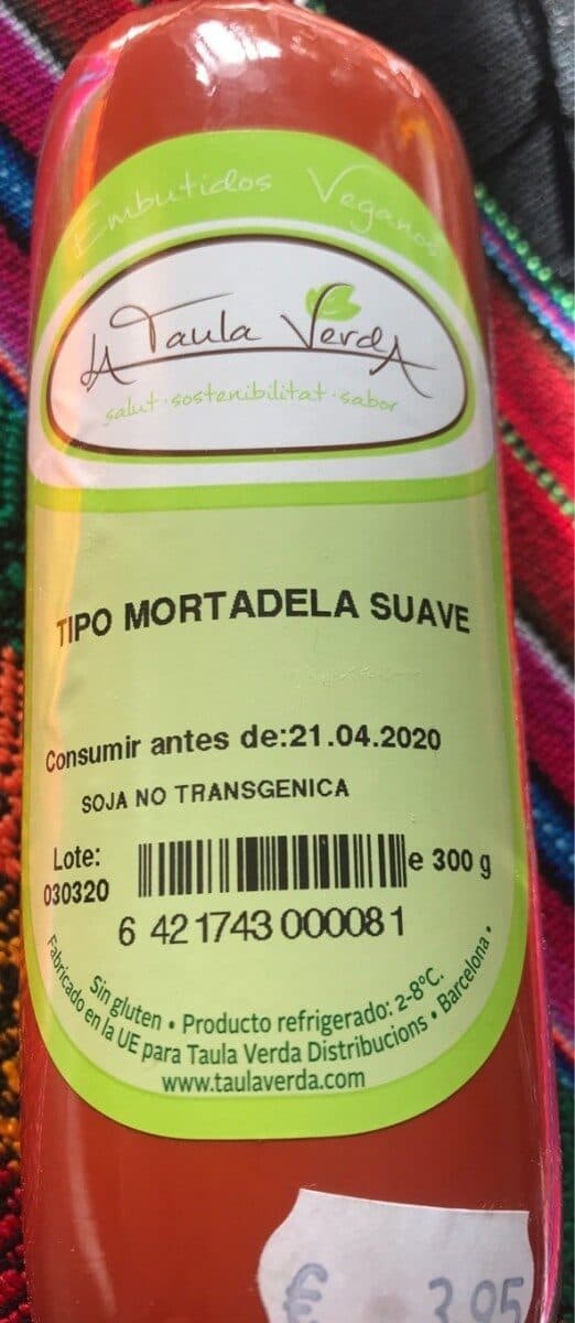 la taula verda TIPO MORTADELA SUAVE packshot
