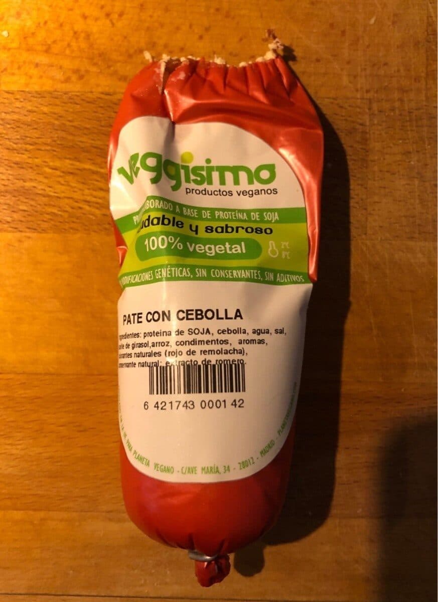veggisimo Pate con Cebolla Vegano packshot