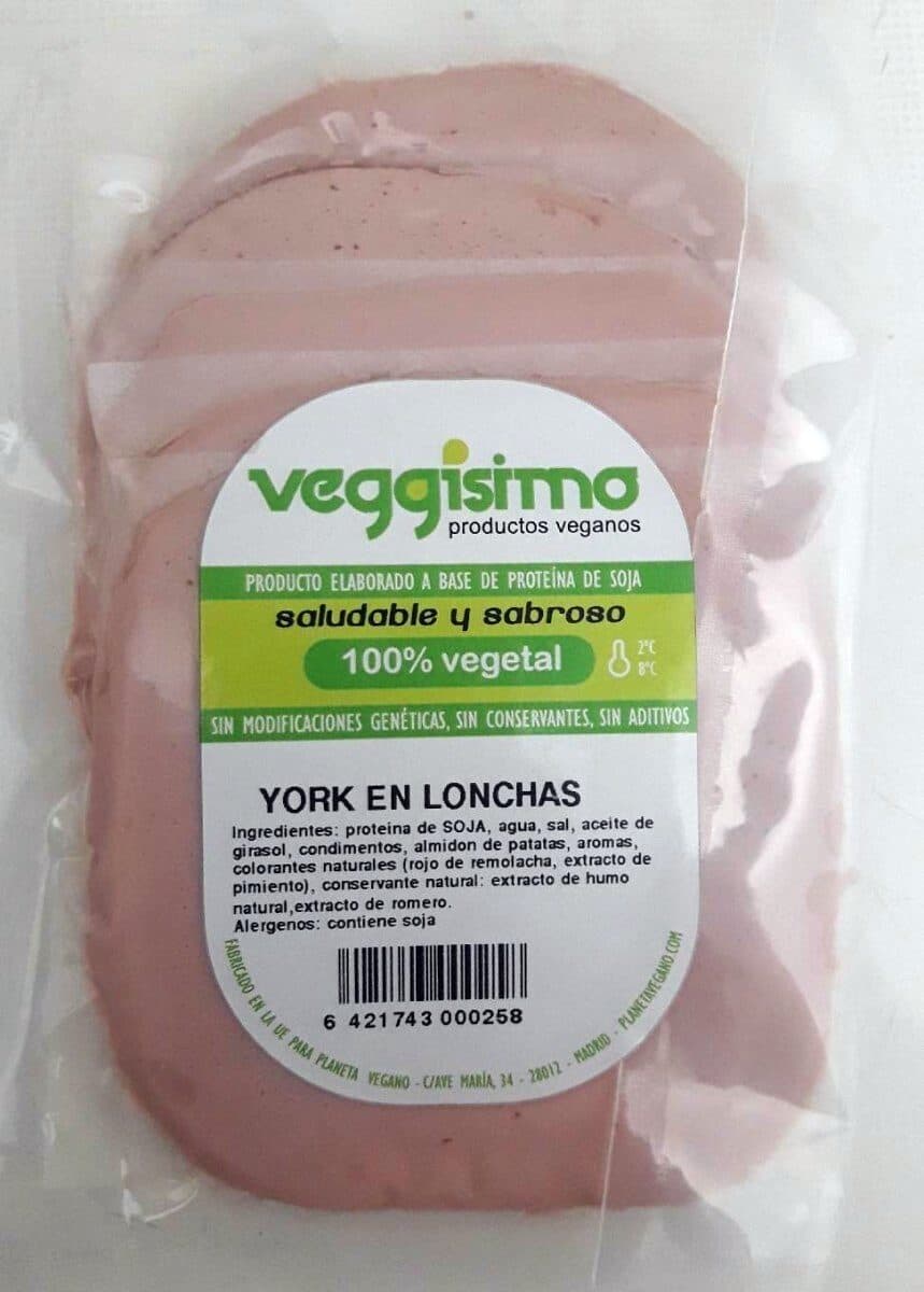 Veggisimo York en Lonchas packshot