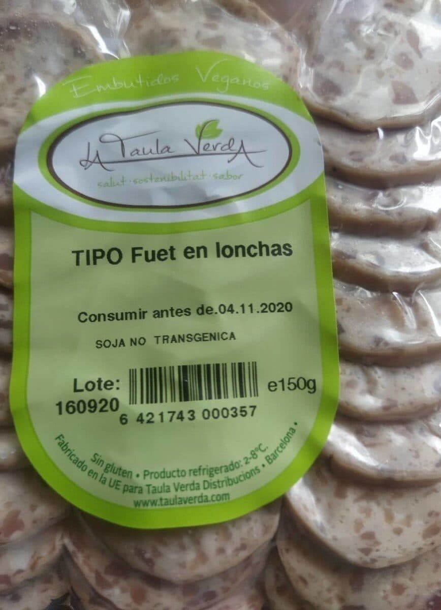 Fuet en lonchas packshot