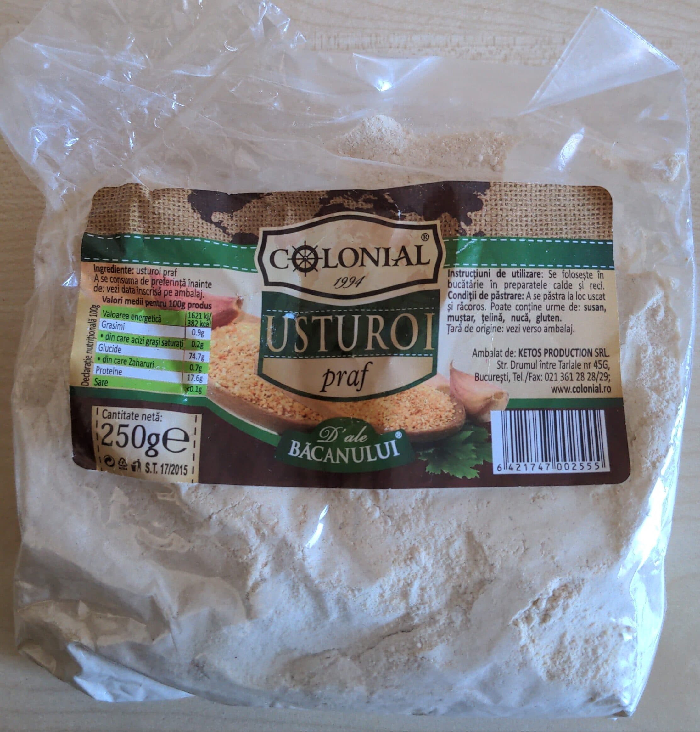Colonial Usturoi praf packshot