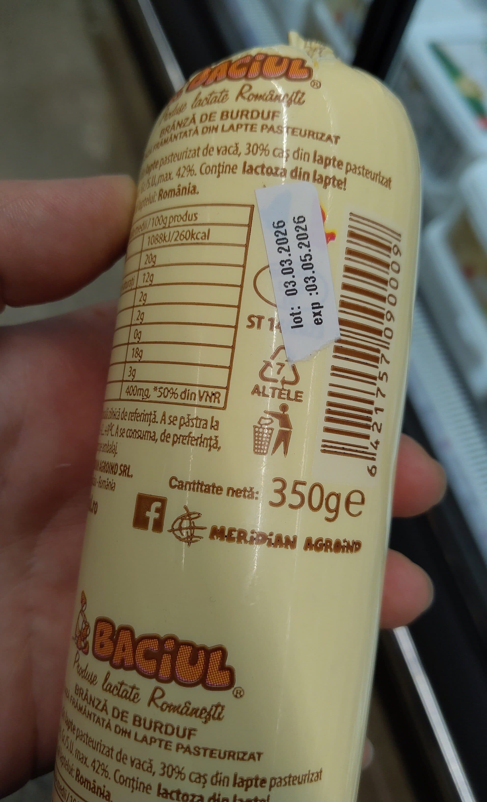 Branza de burduf Baciul packshot