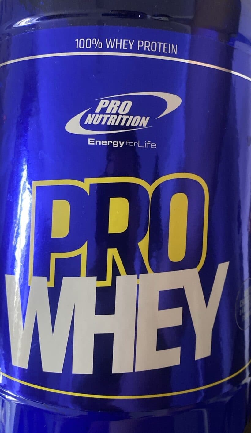Pro Nutrition Whey Protein White Chocolate and Rasperry packshot