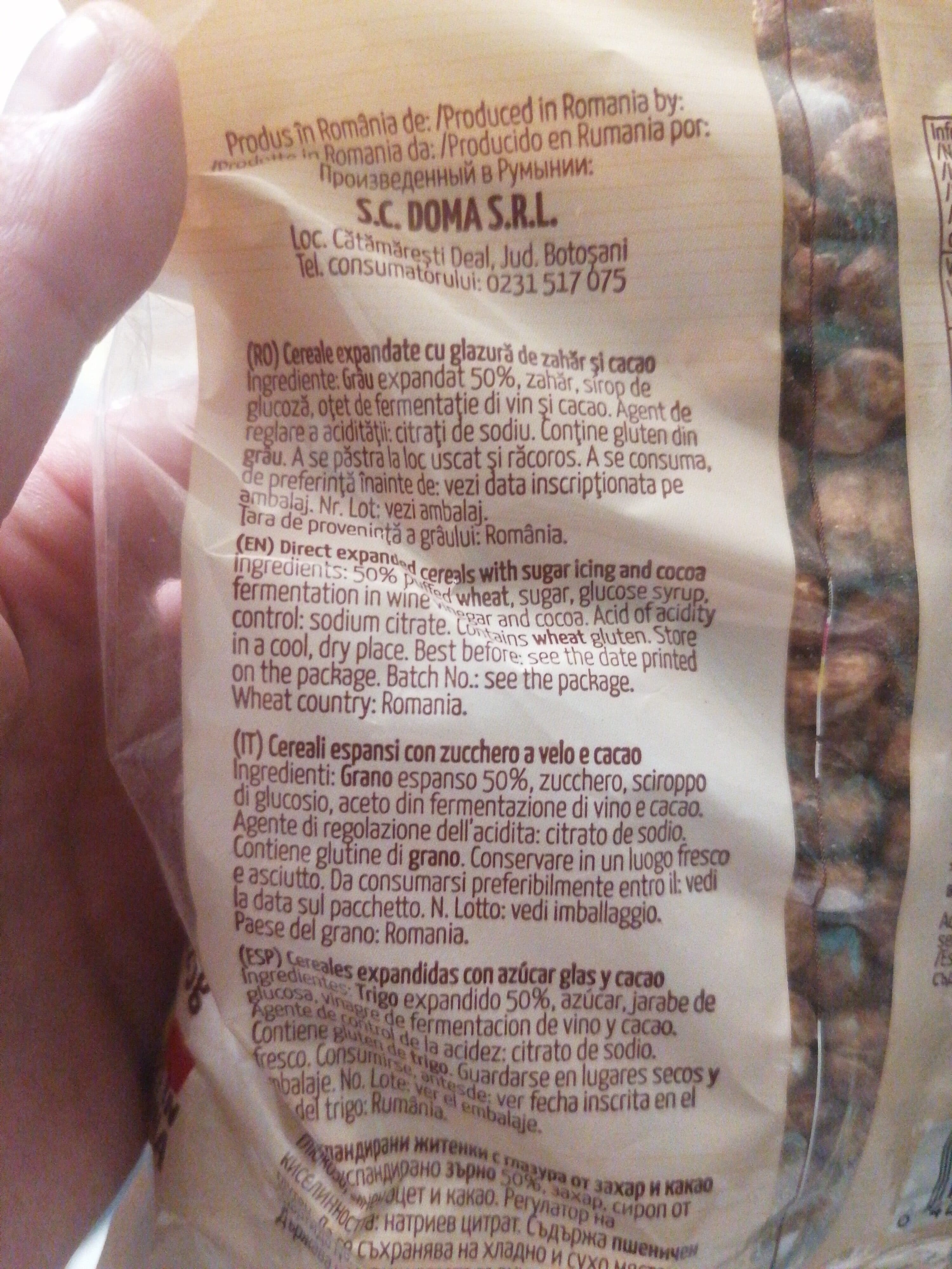 doma pufido cereale expandate packshot