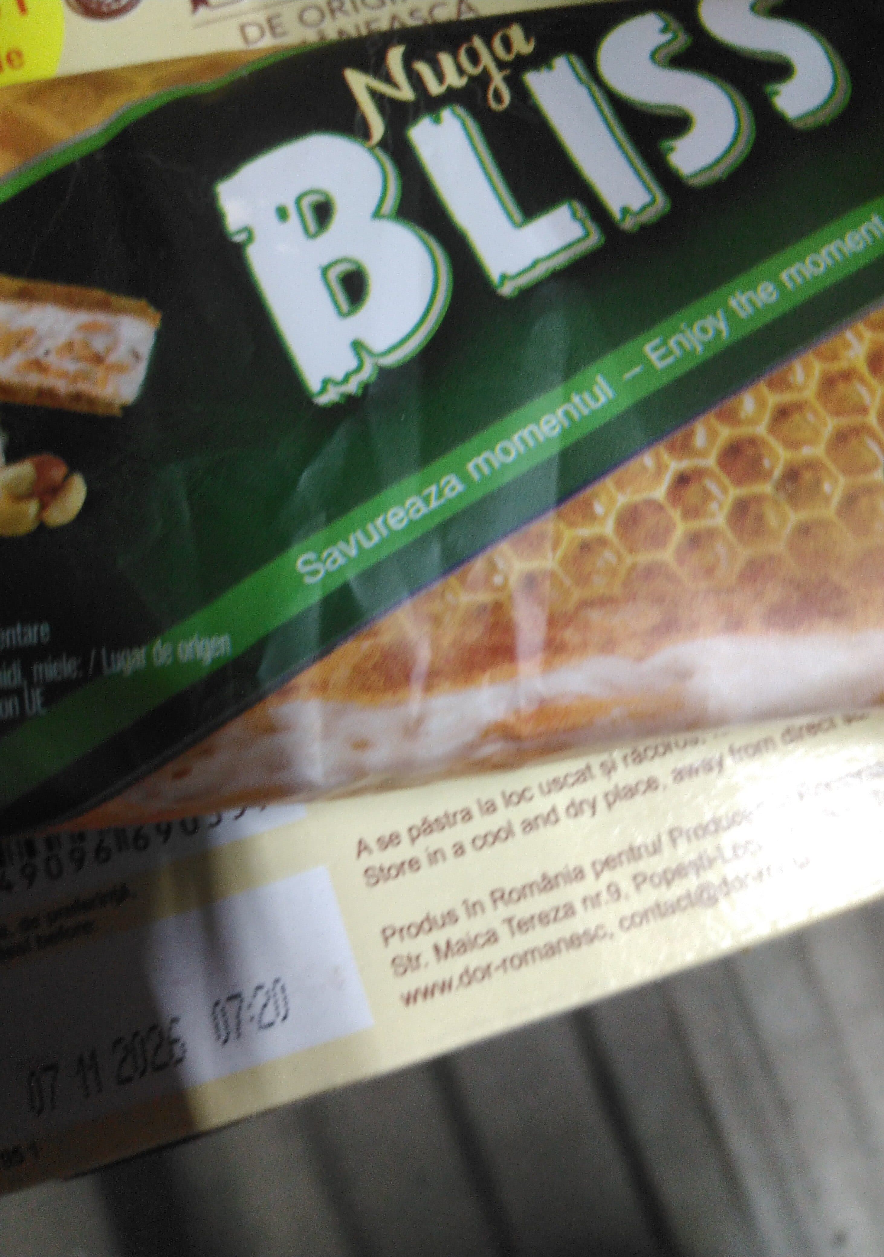 Nuga blis cu arahide packshot
