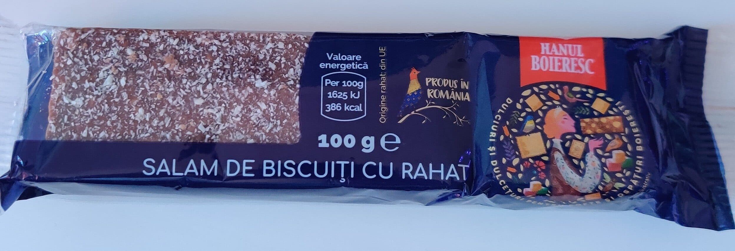 Hanul Boieresc Salam de biscuiți cu rahat packshot