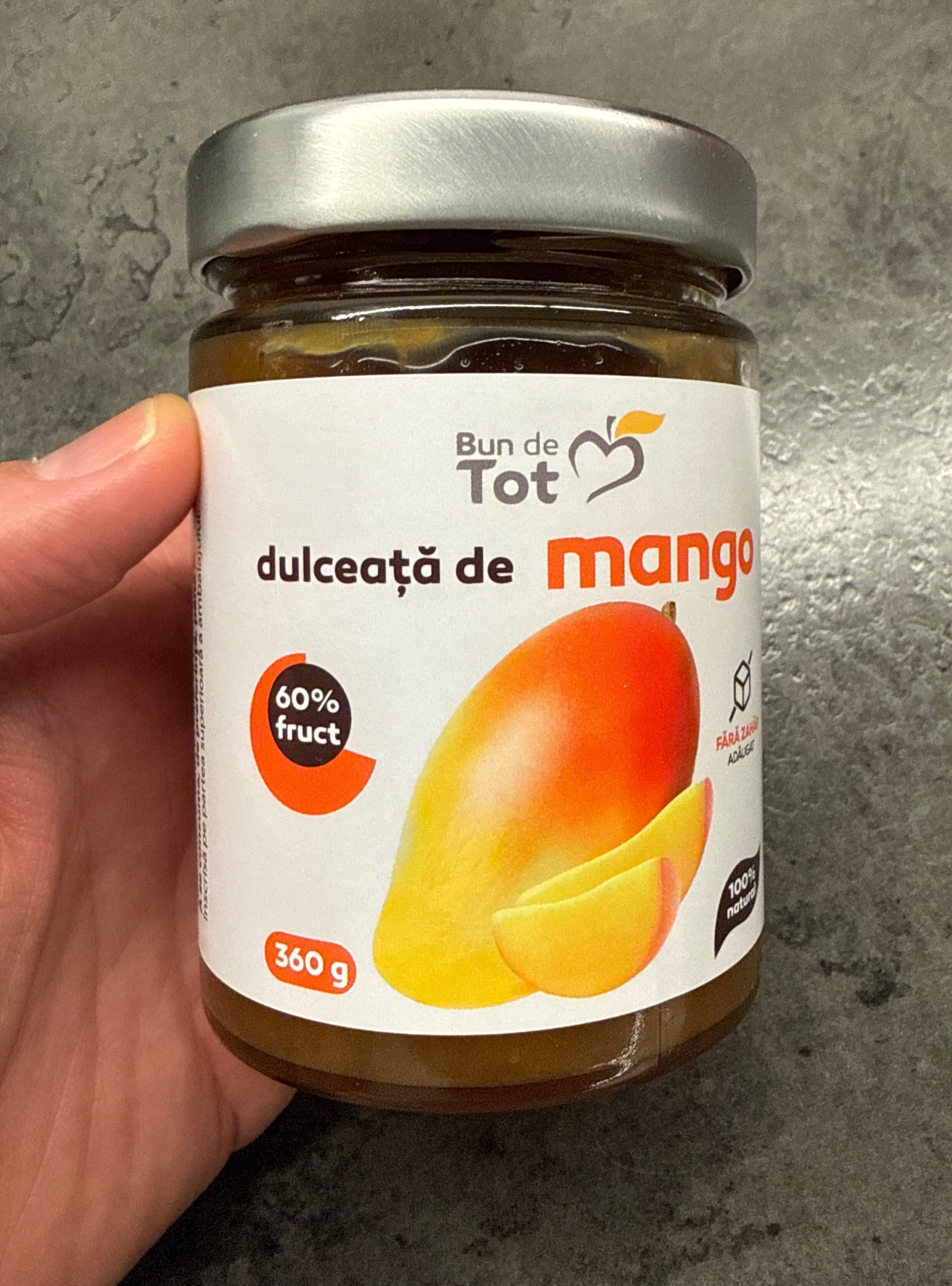 Dacia plant Mango spread packshot