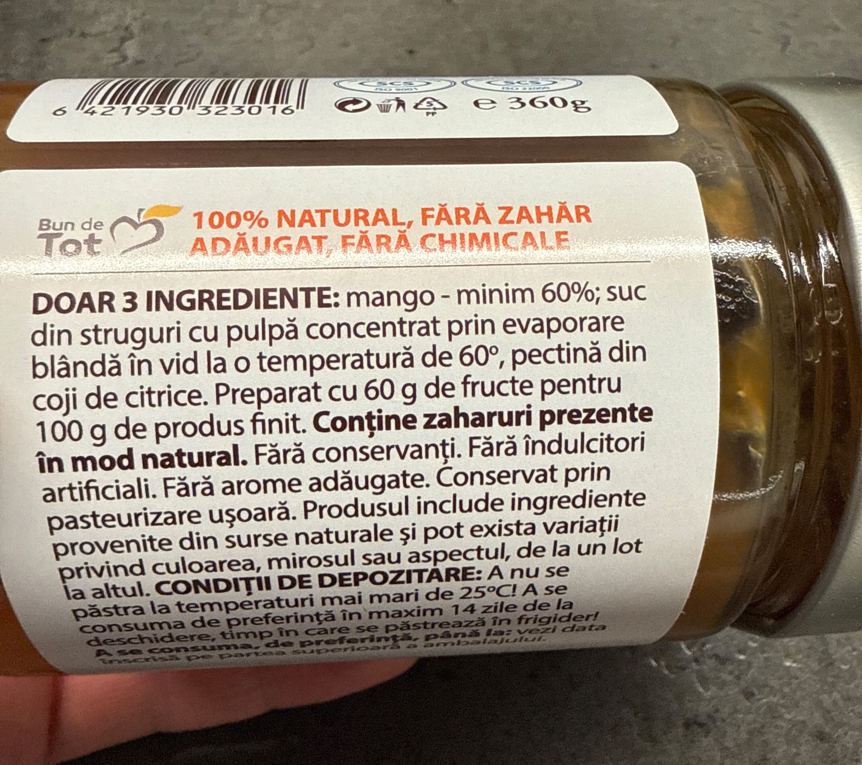 Dacia plant Mango spread packshot