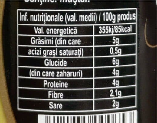 Open Food Facts Mustar clasic packshot