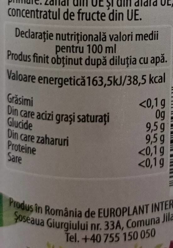 Open Food Facts Sirop soc cu lamaie packshot