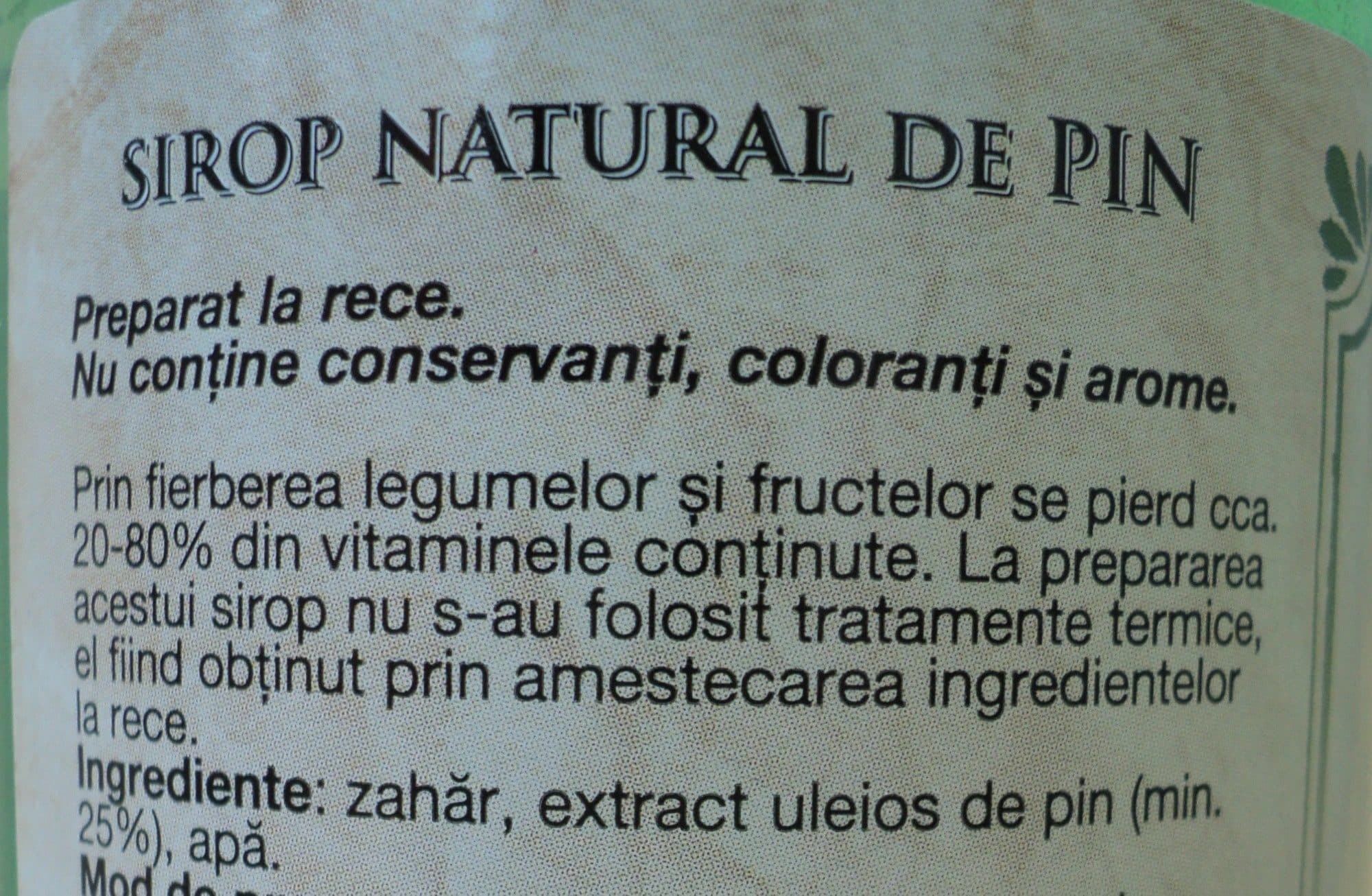 Hanul Boieresc Hanul Boieresc Sirop de pin packshot