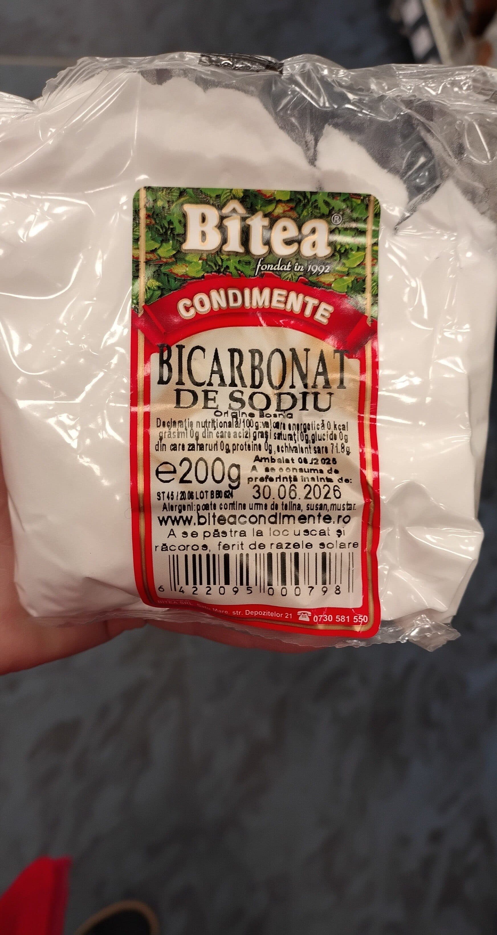 bitea bicarbonat de sodiu packshot