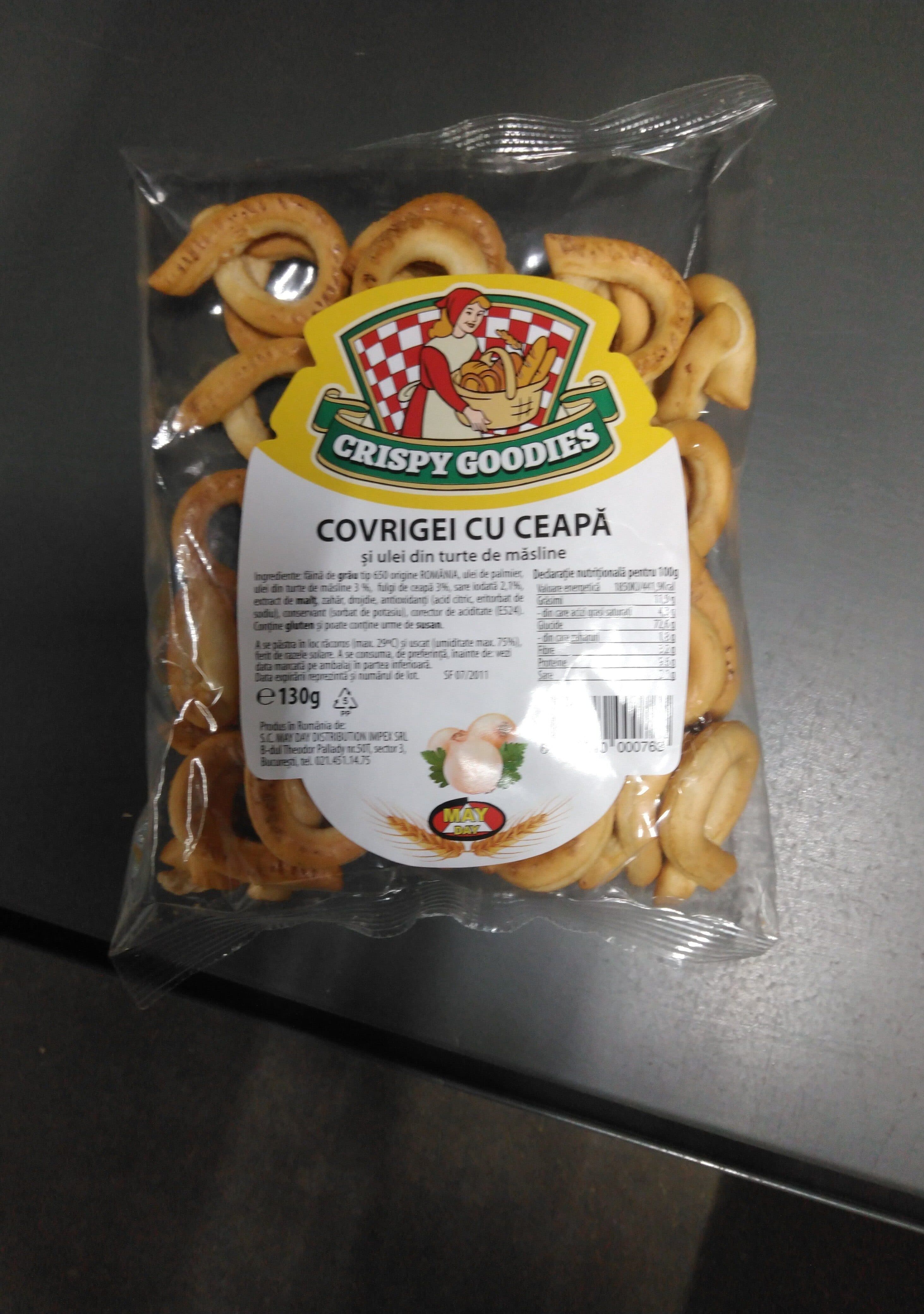 covrigei cu ceapa 130g crispy goodies packshot