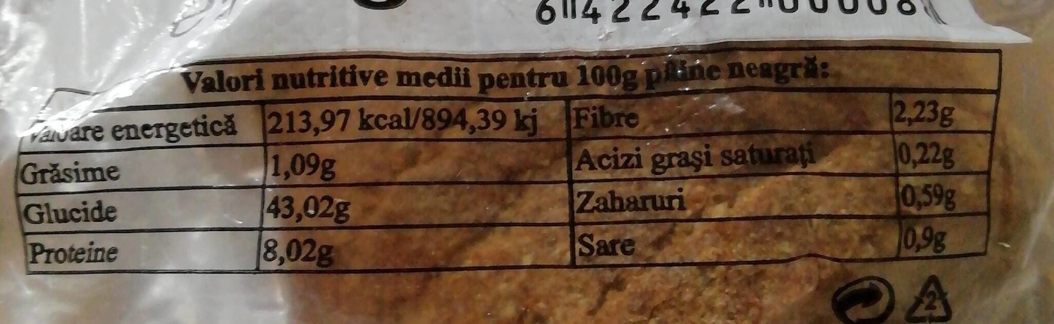 Open Food Facts Pâine neagrà felli packshot