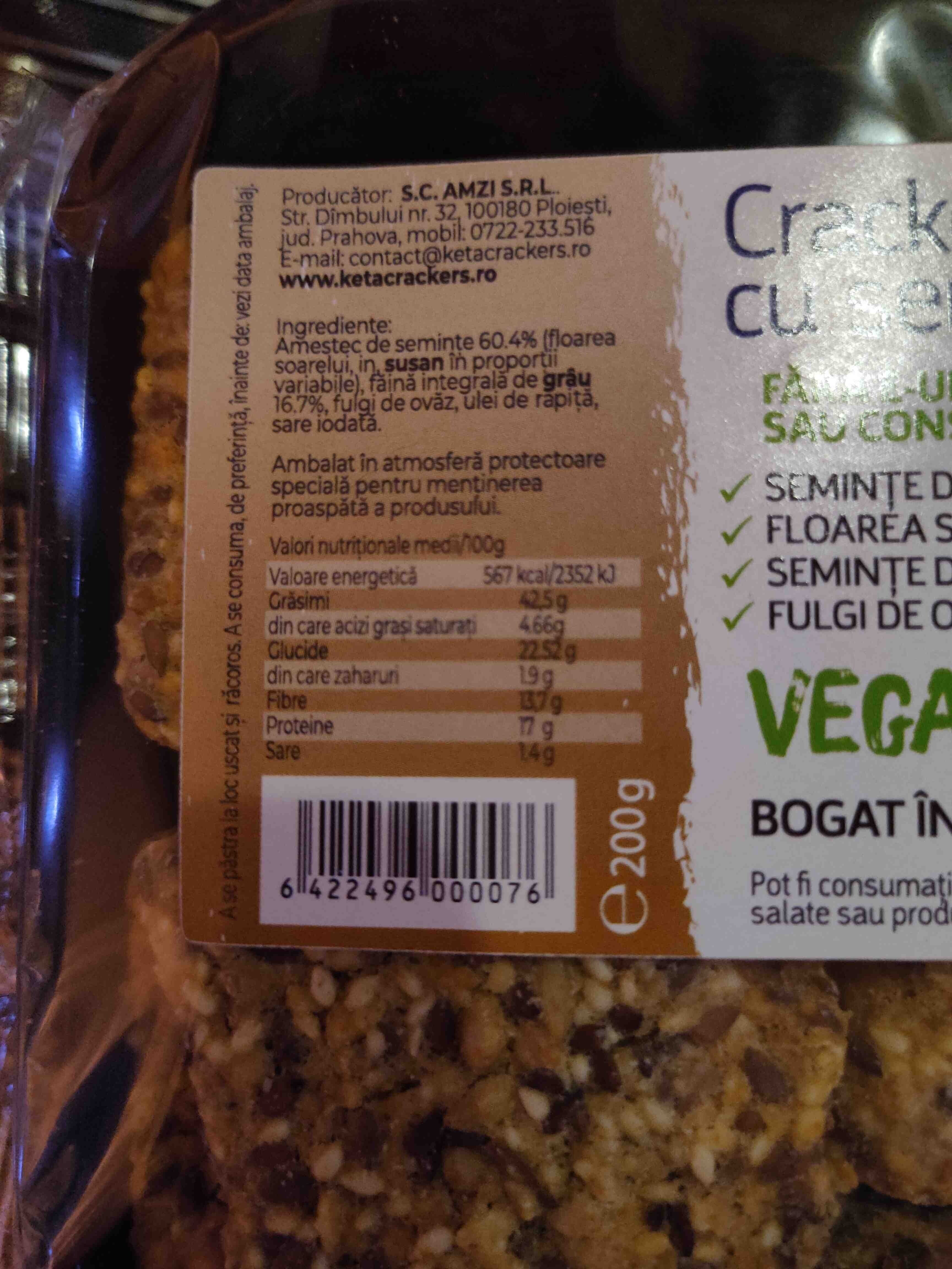 Keta Crackers cu seminte MAXX packshot