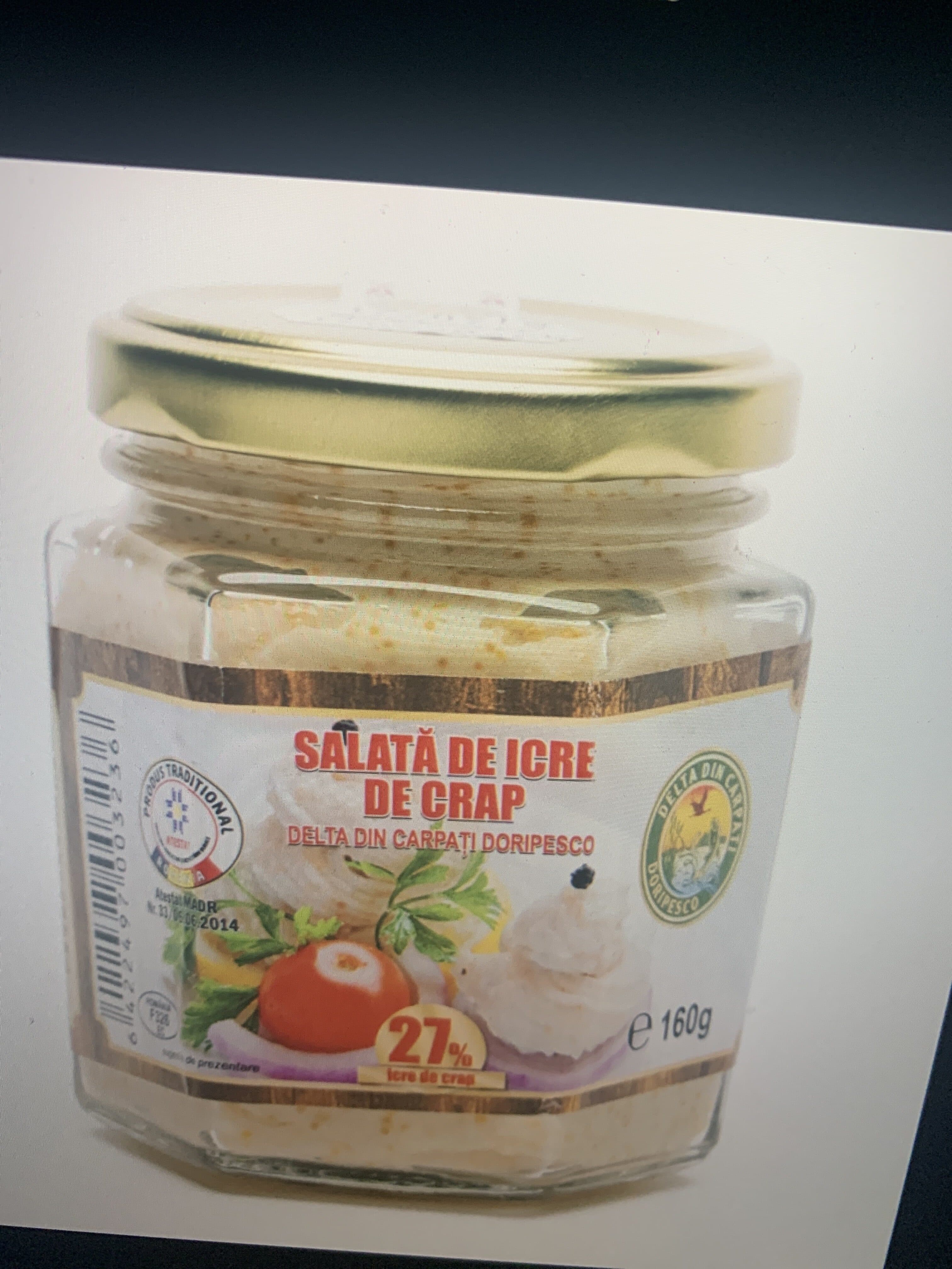 Delta din carpati doripesco Salat de icre de crap packshot