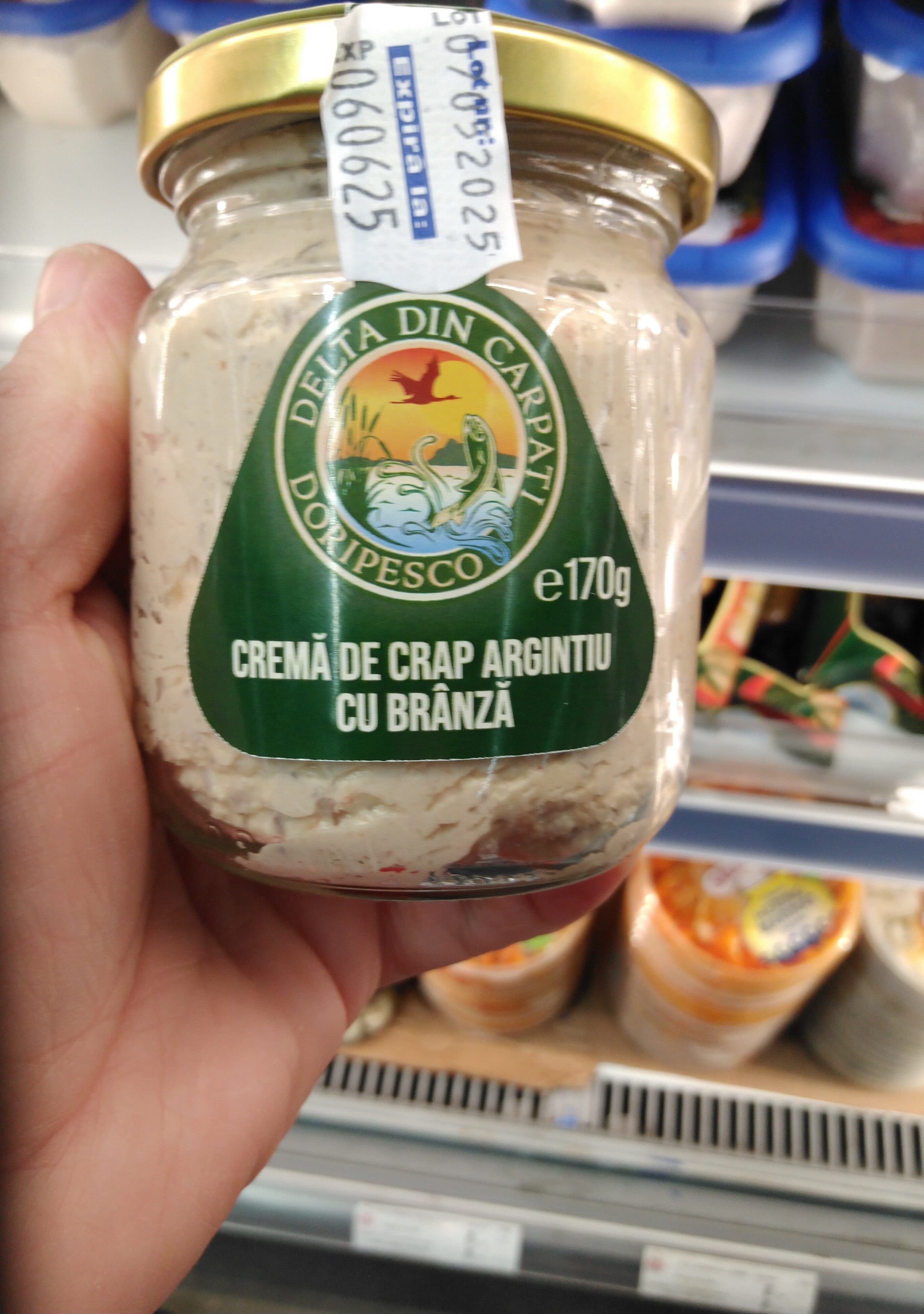 crema de crap cu Branza doripesco packshot
