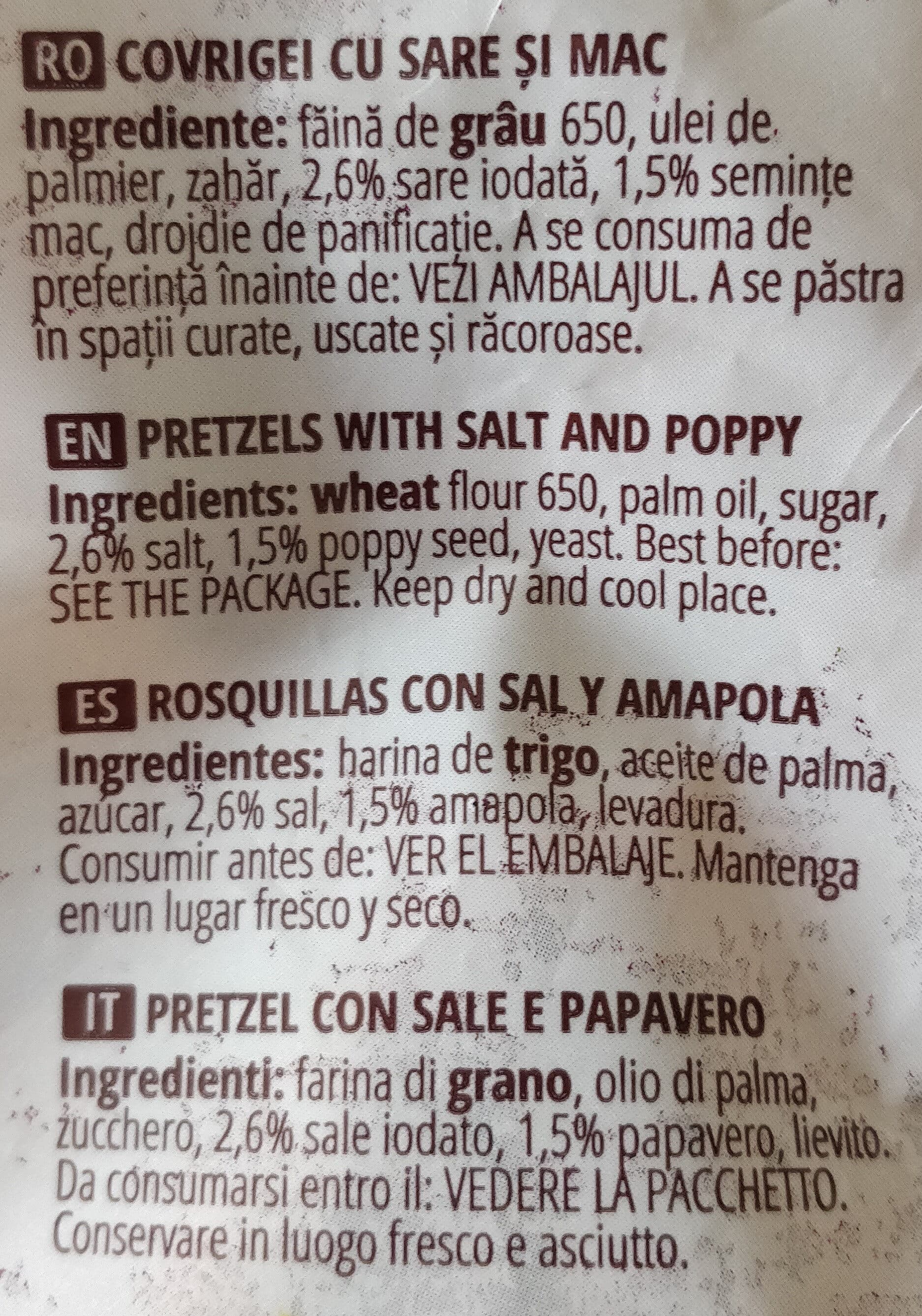 Dorivi Covrigei cu sare și mac packshot