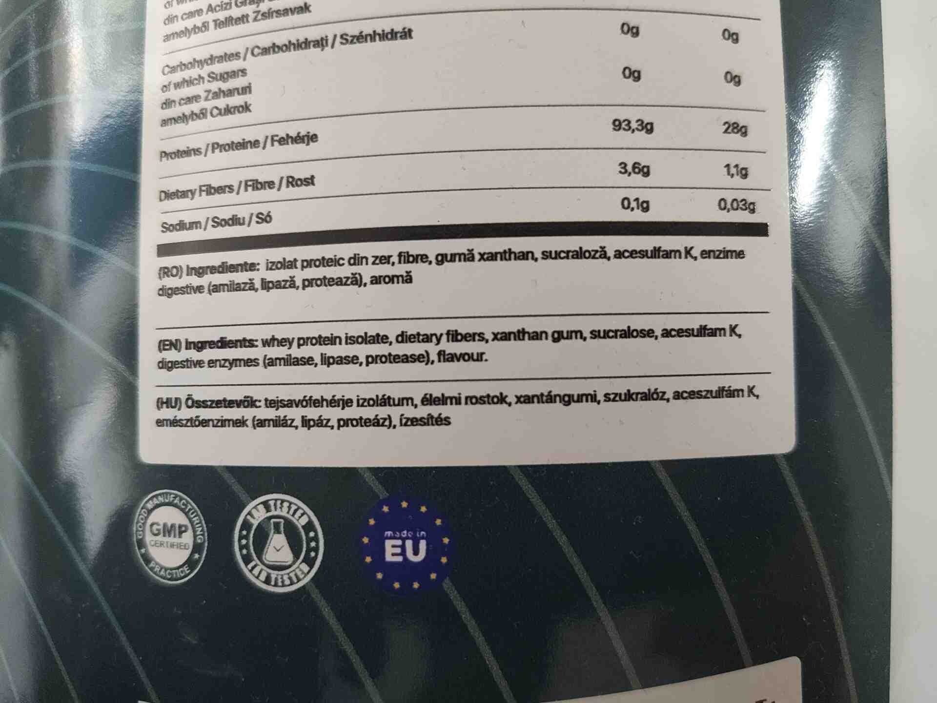Transylvania nutrition Chrono isolate whey protein packshot