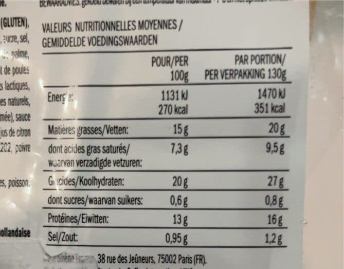 Open Food Facts EGG & BACON MUFFIN Œuf, cheddar et bacon Ei, cheddar en spek packshot