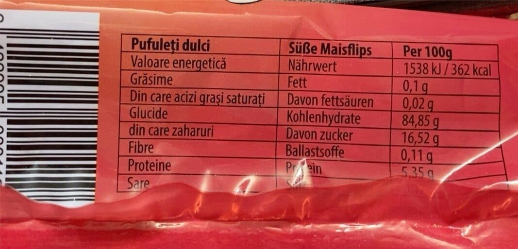 Open Food Facts Pufuleti dulci pufarine packshot