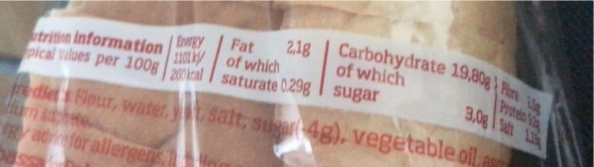 Open Food Facts White Bloomer Bread packshot