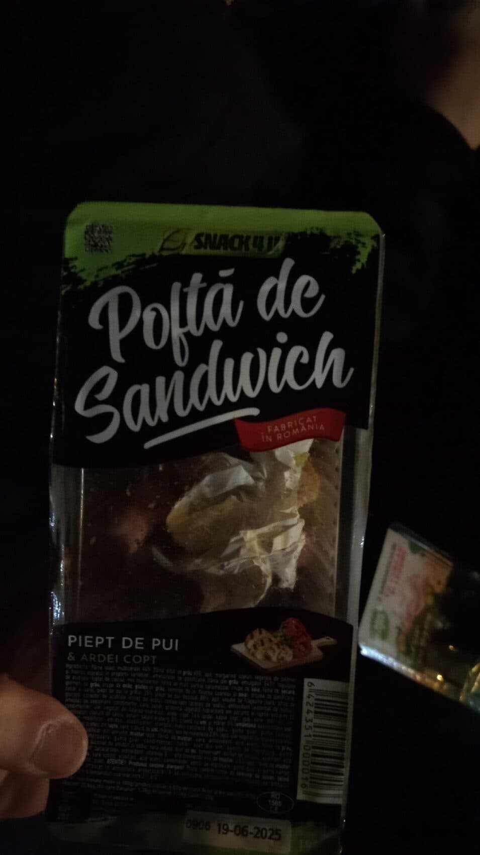 Snack4u Sandwich Cu Piept De Pui packshot
