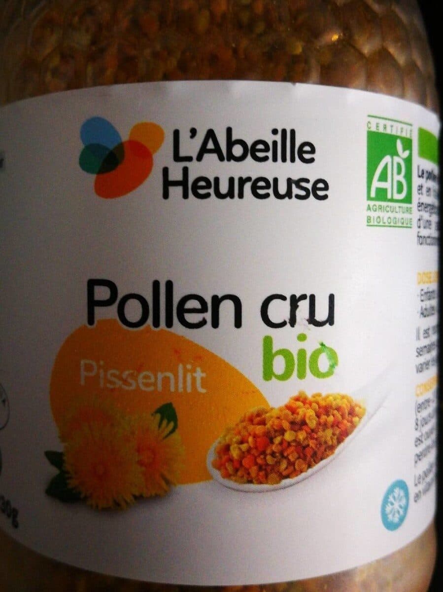 L'Abeille Heureuse Pollen cru de pissenlit packshot