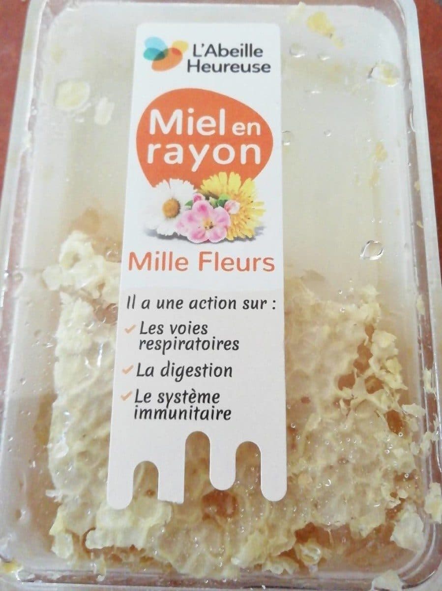 L'Abeille Heureuse Miel en rayon Mille fleurs packshot