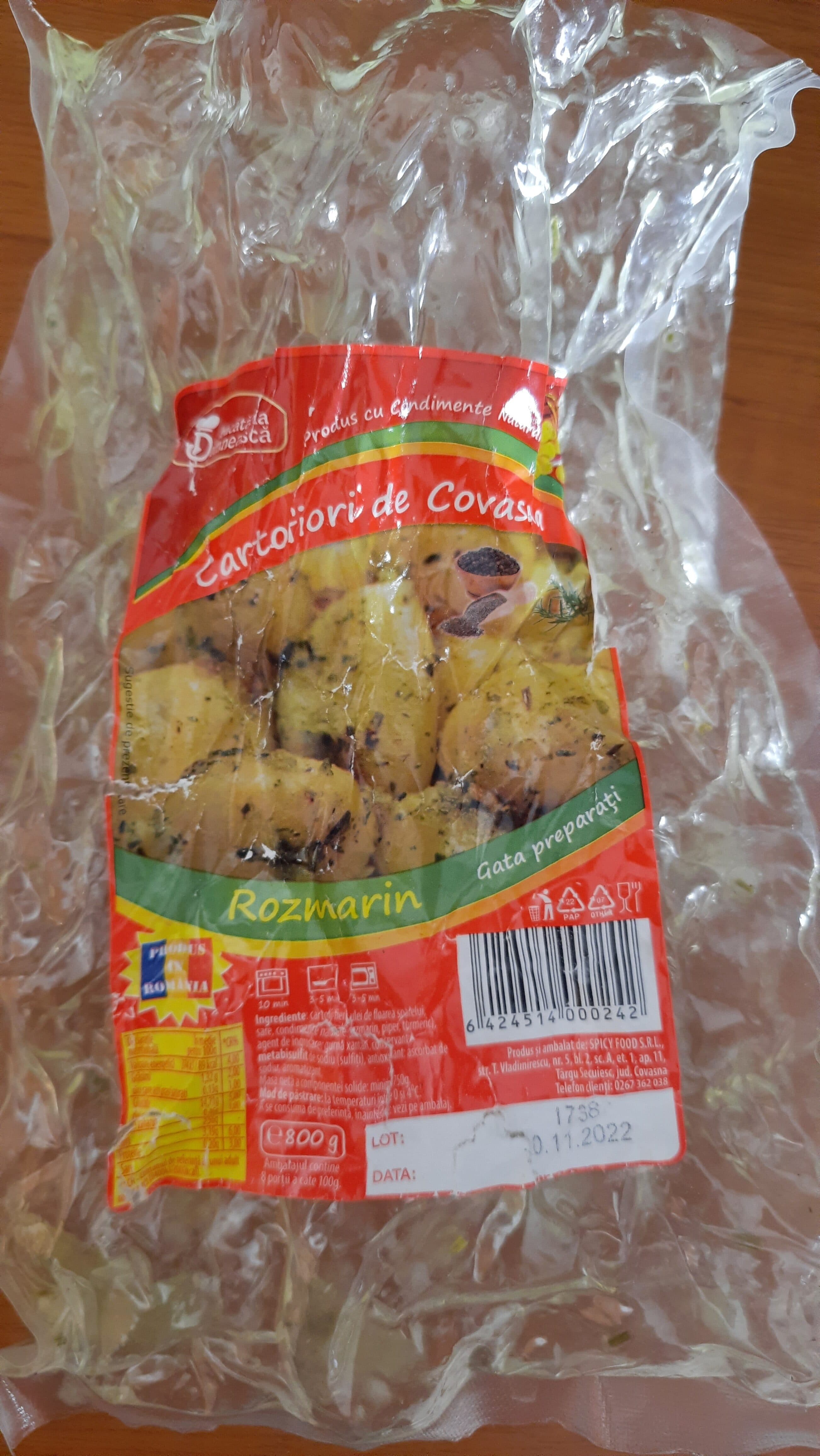 Bucataria Domneasca Cartofiori de covasna packshot