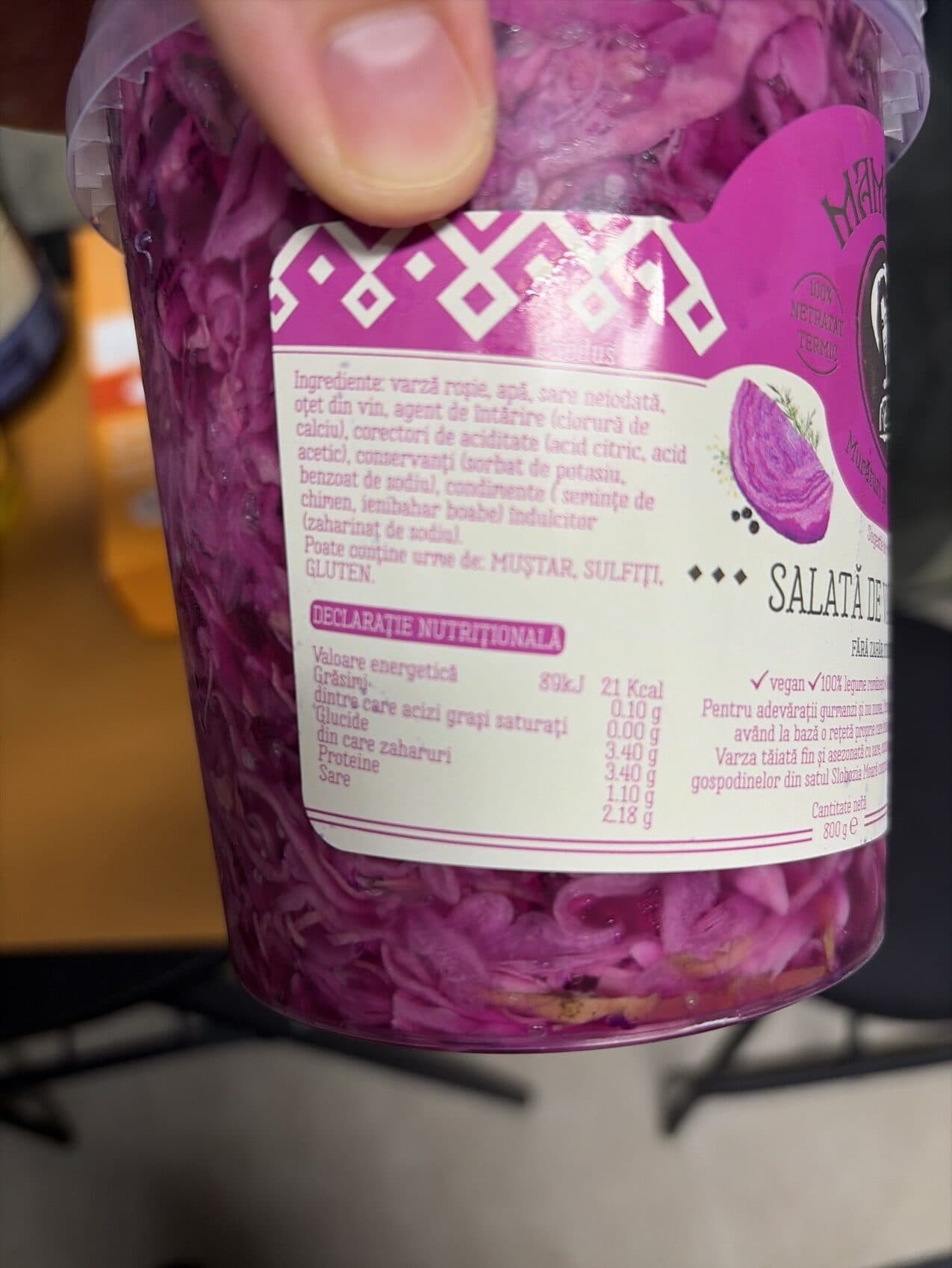 Mama Nina Red Cabbage packshot