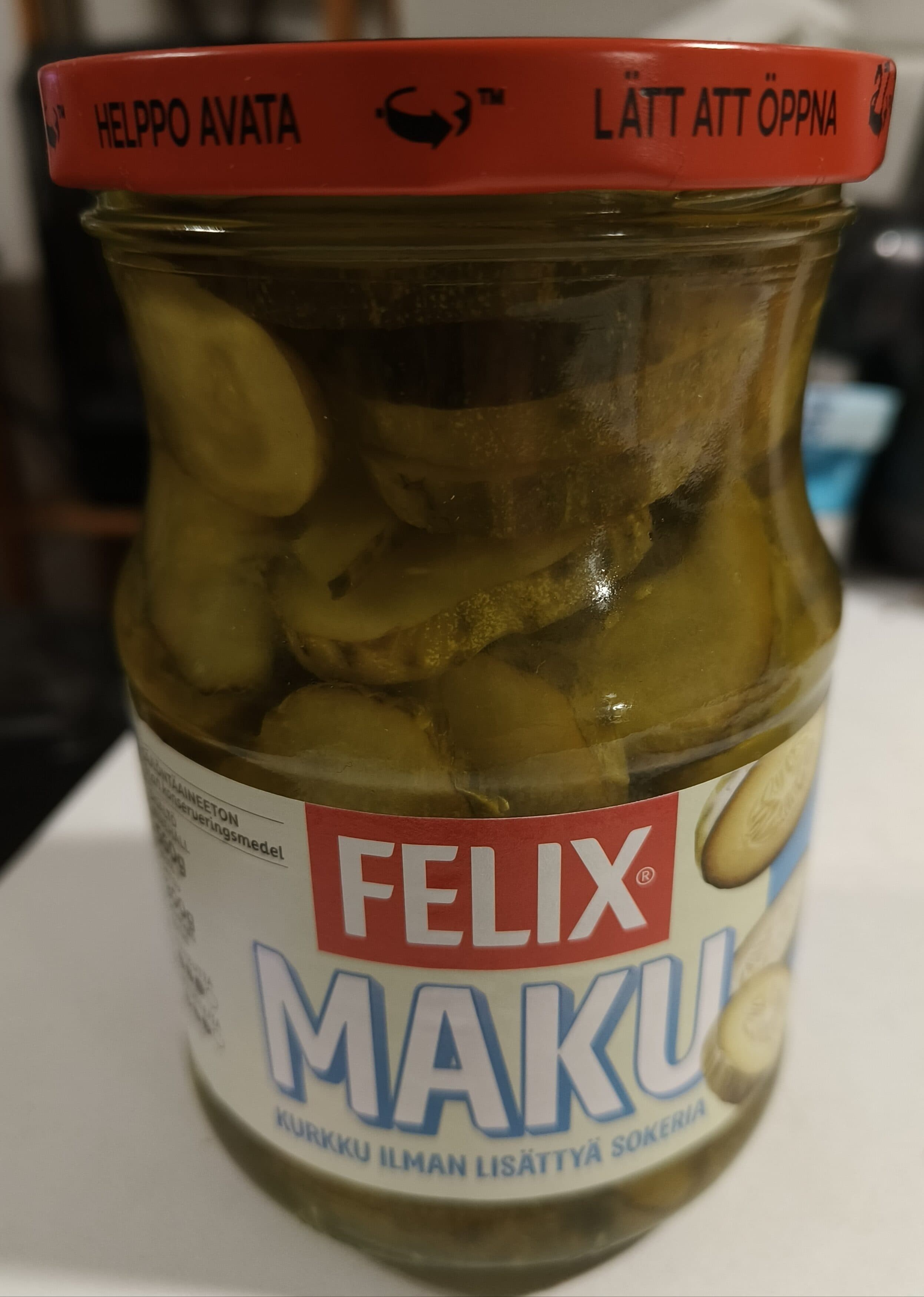 Felix Maku Viipalekurkkuja Mausteliemessä packshot