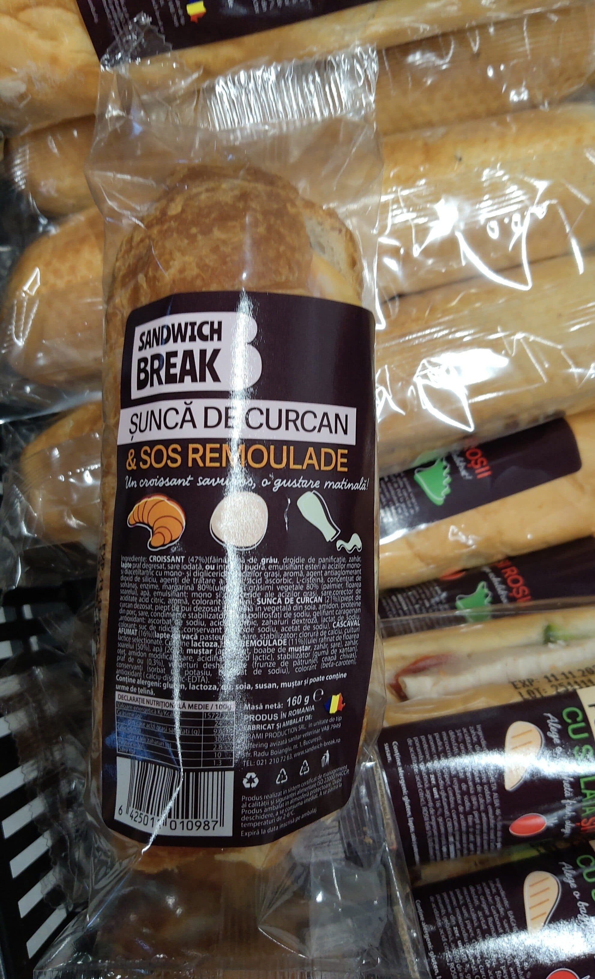 Carrefour Sandwich Cu Șuncă De Curcan Și Sos Remoulade packshot
