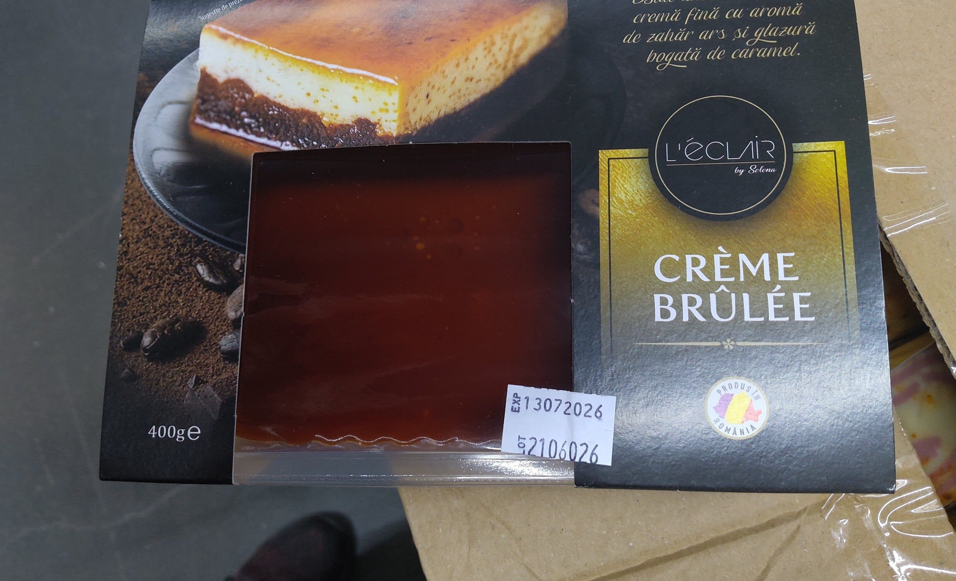 cream brulee packshot