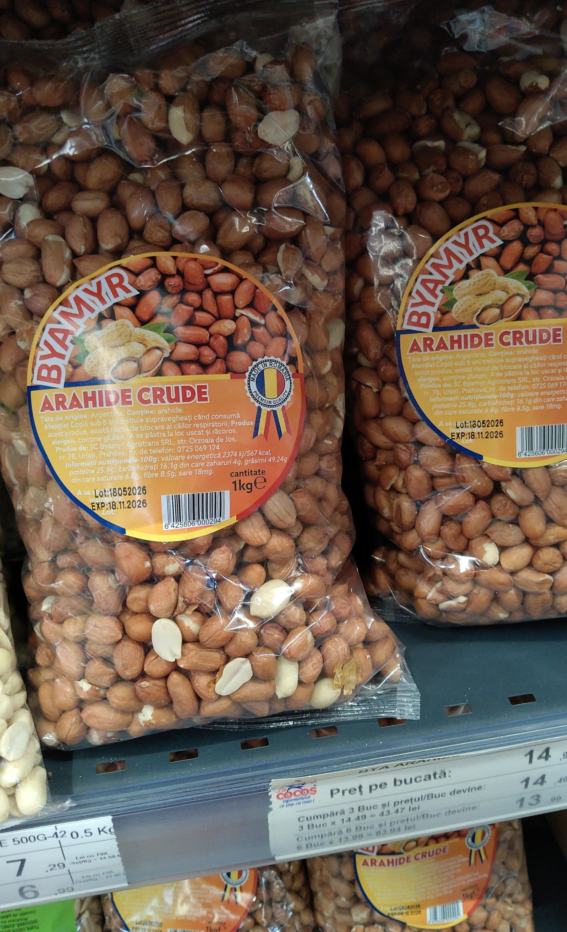 bya arahide crude 1kg packshot