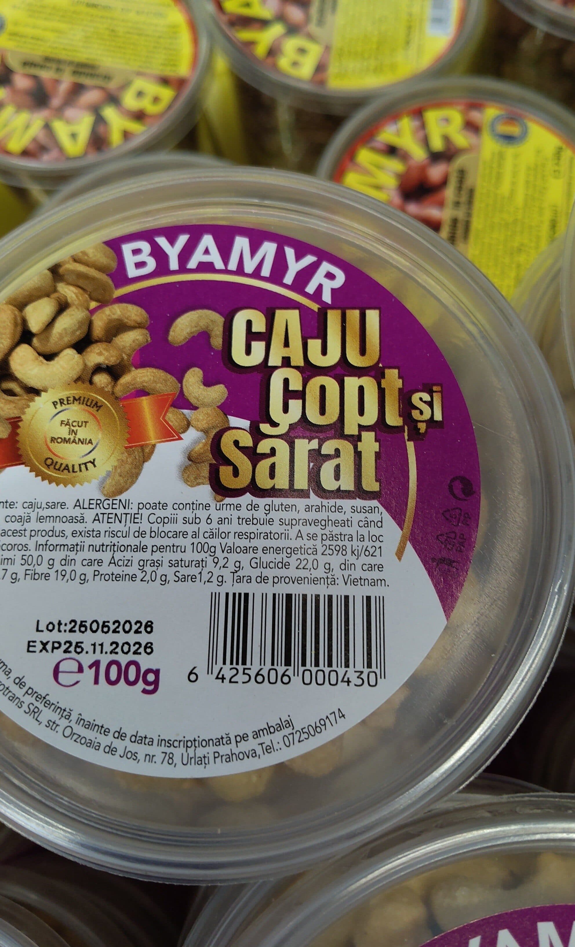 bya caju copt si sarat cutie 100g packshot