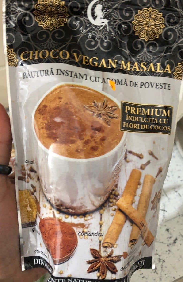 Choco vegan masala packshot