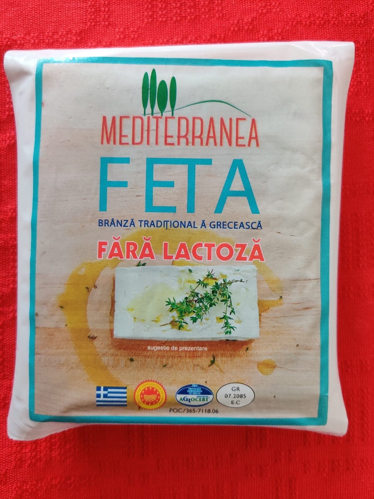 Mediterranea Feta Fara Lactoza packshot