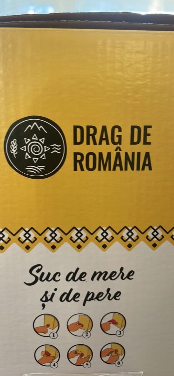 Drag de România Suc de mere și de pere packshot