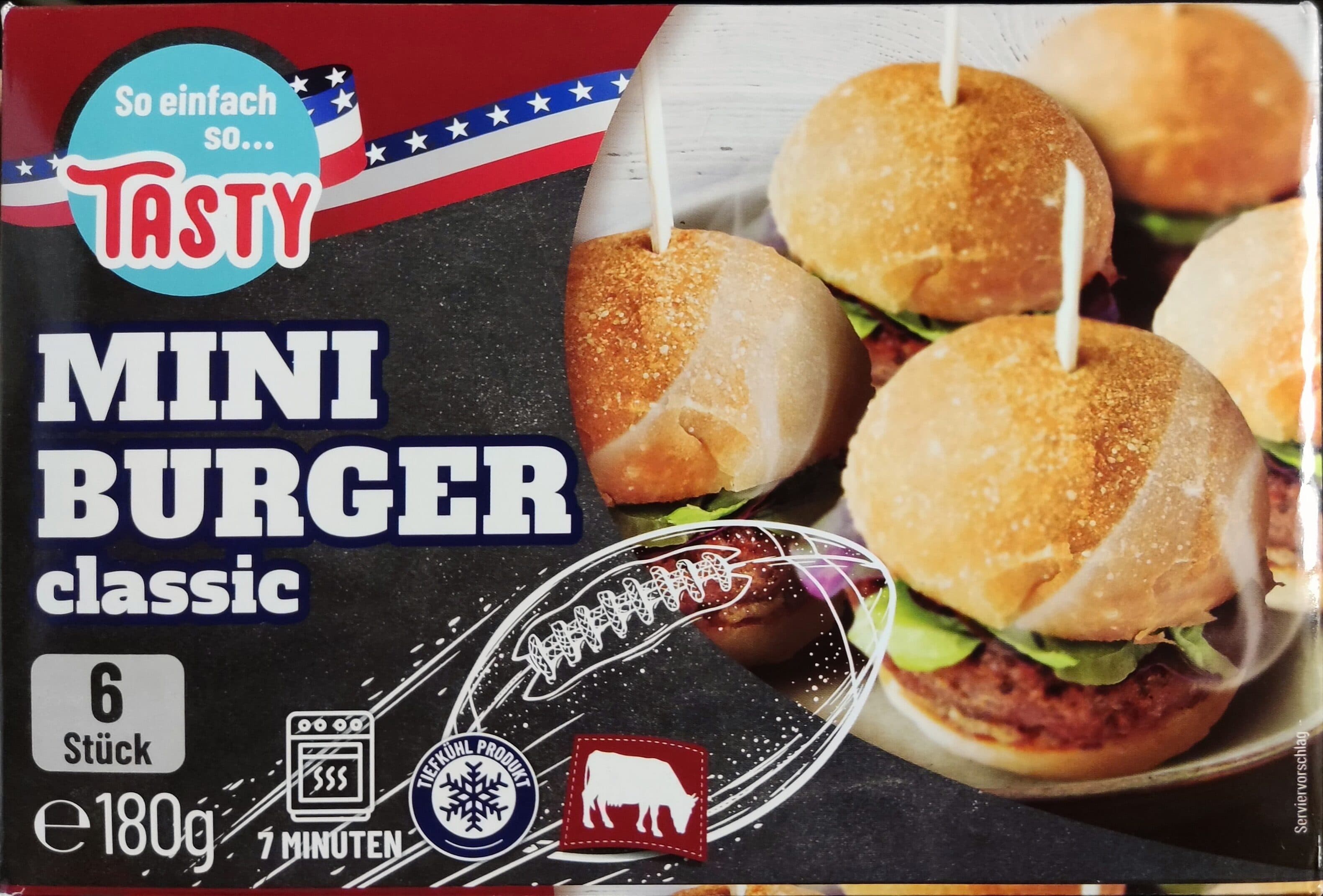 Tasty Mini-Burger Classic packshot