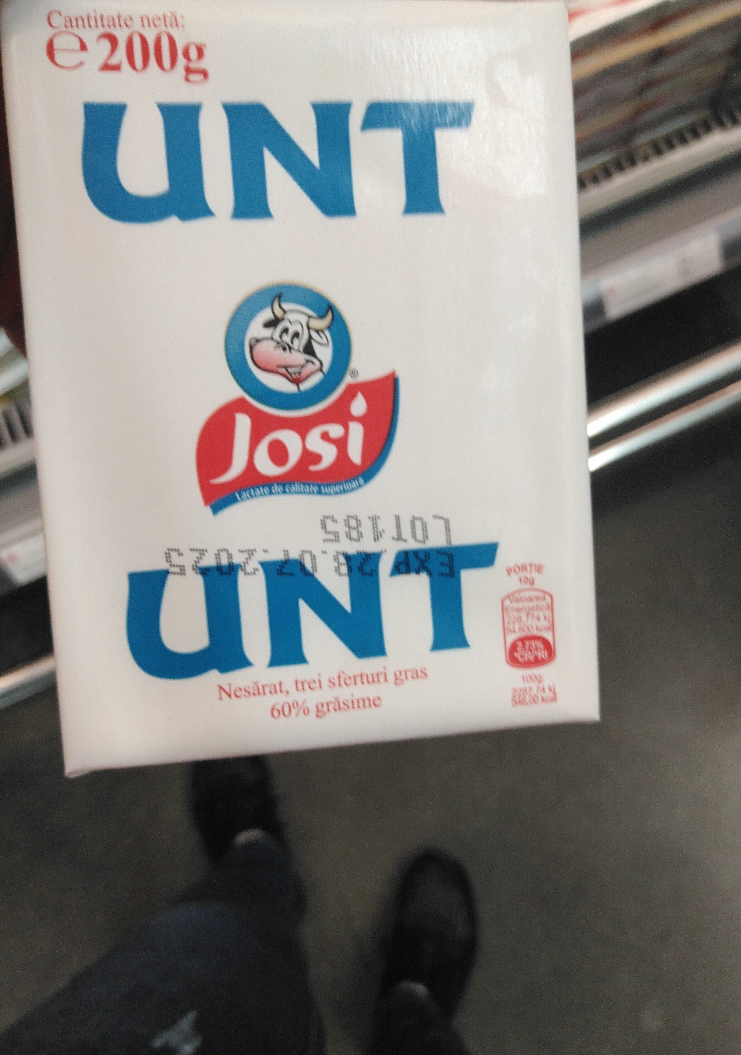 Josi Unt nesărat josi, 60% grăsime packshot